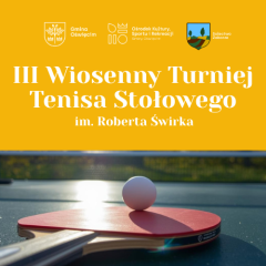III Wiosenny Turniej Tenisa Stołowego w Zaborzu